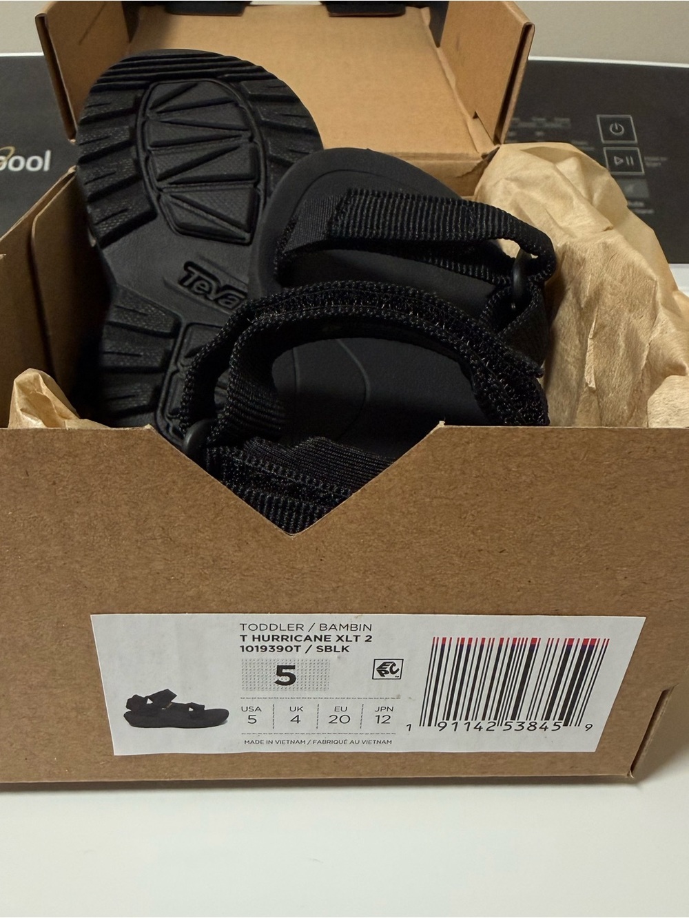 Teva Toddler Hurricane XLT2 Sandals in Black